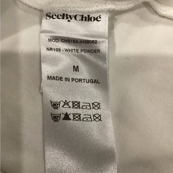 See By Chloe White Bell Sleeve Top - Picture 4 of 7